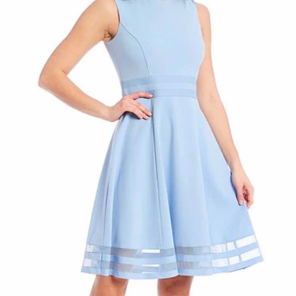 Calvin Klein Mesh Inset dress